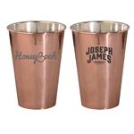DST51833 16 Oz. Copper Plated Pint Glass With Custom Imprint